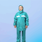 Model 180 - Green Couler - China High Quality-One Side Green Rubber Raincoat